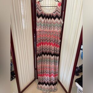 Maurices 1 Chevron stripe maxi dress
